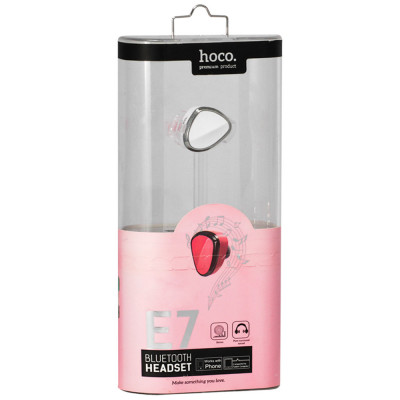 Гарнитура Bluetooth Hoco E7 Earphone Pink (BS-000065072)