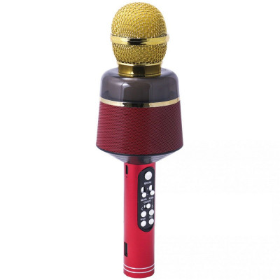 Микрофон караоке bluetooth TTech Q008 Red (BS-000068733)
