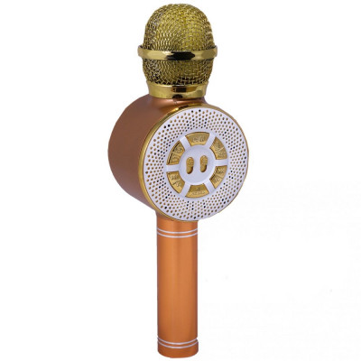 Караоке-микрофон Bluetooth TTech WS-669 Gold