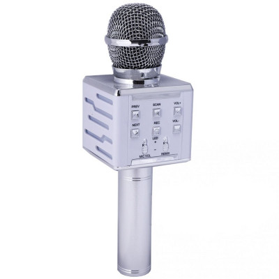 Караоке-микрофон Bluetooth TTech DS868 Silver