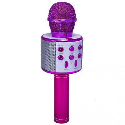 Караоке-микрофон Bluetooth TTech WS-858 Pink