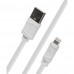 Автомобильное зарядное Hoco Z1 + Lightninig кабель 2 USB 2.1A Белый