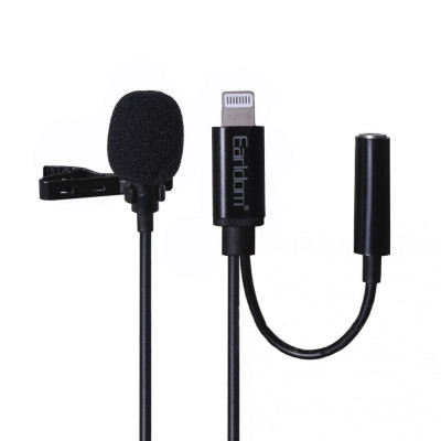 Микрофон для телефона Earldom ET-E40 (iOS) Black