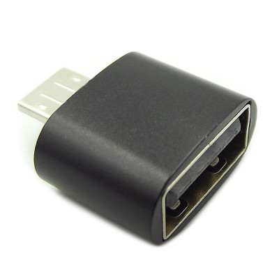 Адаптер Micro USB Male - OTG Female TTech OTG-36 Metal черный