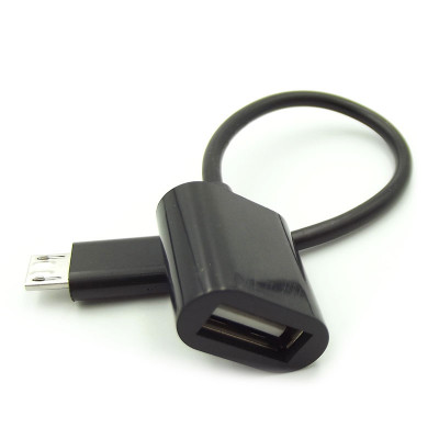 Кабель Micro USB Male - OTG Female TTech 5G черный