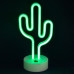 Детский настольный светильник-ночник TTech Neon Series Cactus