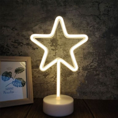 Детский настольный светильник-ночник TTech Neon Series Star