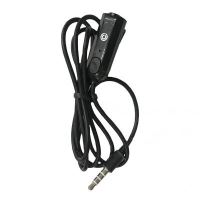 Аудио удлинитель с микрофоном 3.5 mm (папа) на 3.5 mm (мама) TTech UA-1 (1м) Black