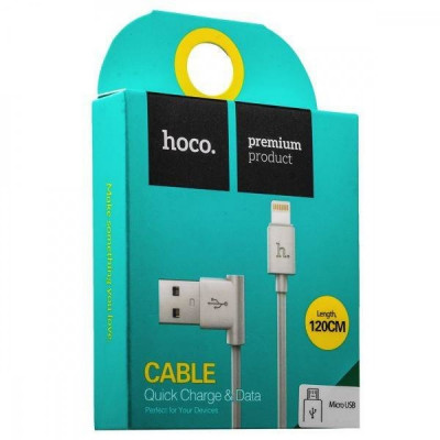 Кабель Hoco UPL11 Lightning USB (2.1A) (1.2m) White (BS-000056697)