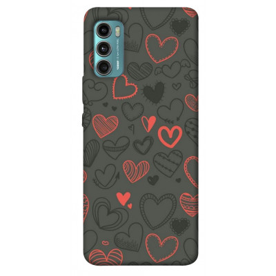 Чехол для Motorola Moto G60 Epik Print Series Милые сердца