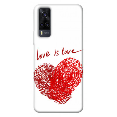 Чехол для Vivo Y31 Epik Print Series Love is love