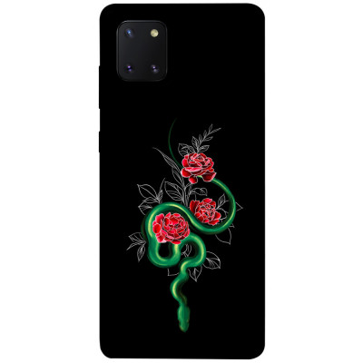 Чехол для Samsung Galaxy Note 10 Lite (A81) Epik Print Series Snake in flowers