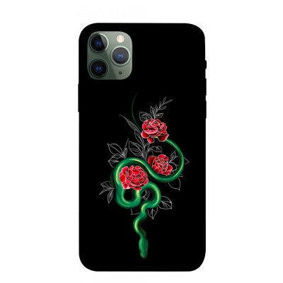 Чехол для Apple iPhone 11 Pro (5.8") Epik Print Series Snake in flowers