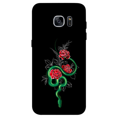 Чехол для Samsung G935F Galaxy S7 Edge Epik Print Series Snake in flowers