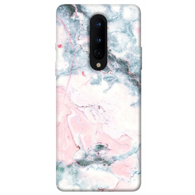 Чехол для OnePlus 8 Epik Print Series Розово-голубой мрамор