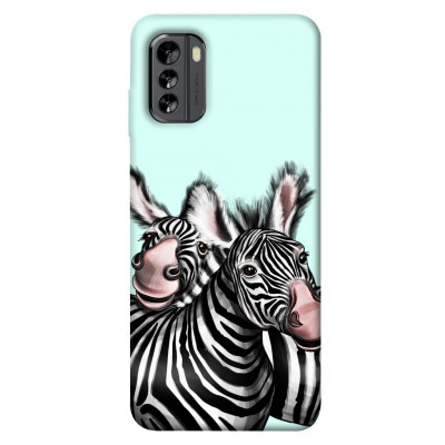 Чехол для Nokia G60 Epik Print Series Cute zebras