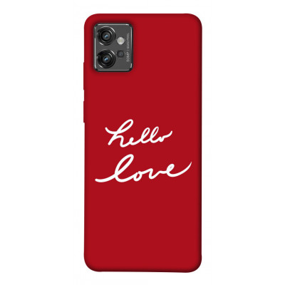 Чехол для Motorola Moto G32 Epik Print Series Hello love