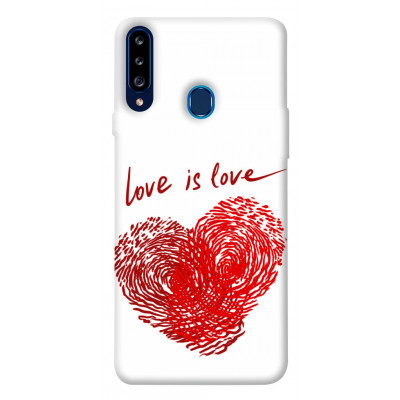 Чехол для Samsung Galaxy A20s Epik Print Series Love is love