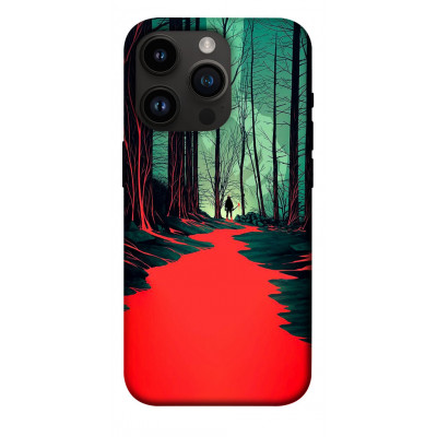 Чехол для Apple iPhone 14 Pro (6.1") Epik Print Series Зловещий лес