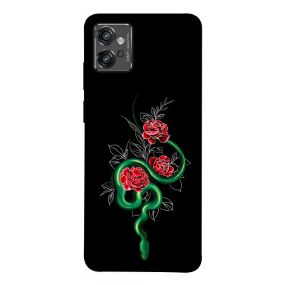 Чехол для Motorola Moto G32 Epik Print Series Snake in flowers