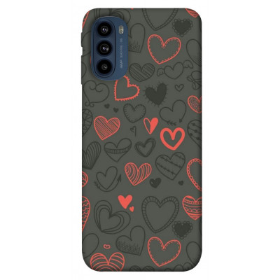 Чехол для Motorola Moto G41 Epik Print Series Милые сердца