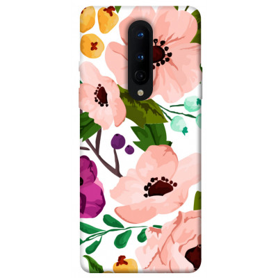 Чехол для OnePlus 8 Epik Print Series Акварельные цветы