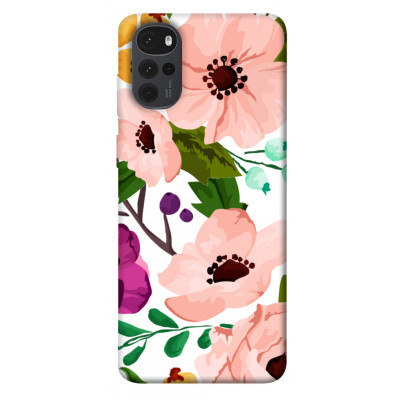 Чехол для Motorola Moto G22 Epik Print Series Акварельные цветы