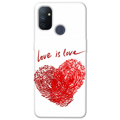 Чехол для OnePlus Nord N100 Epik Print Series Love is love