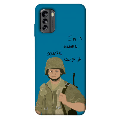 Чехол для Nokia G60 Epik Print Series Я солдат
