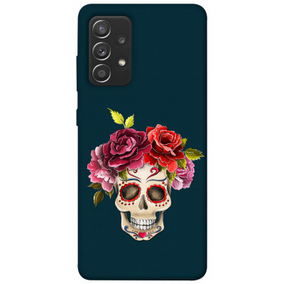 Чехол для Samsung Galaxy A52 4G/A52 5G Epik Print Series Flower skull