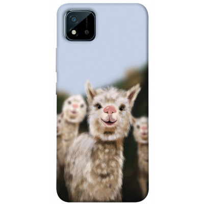 Чехол для Realme C11 (2021) Epik Print Series Funny llamas