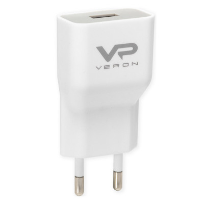 Сетевое зарядное (СЗУ) Veron AD-19M QC2.0 (Micro)2A Белый