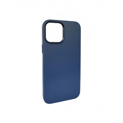 Чехол для iPhone 13 Pro Max Leather (MagSafe) Фиолетовый