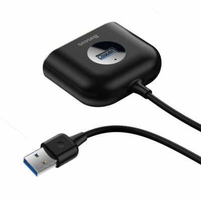 USB-хаб Baseus CAHUB-AY01 (USB 3.0 - 1USB 3.0+3USB 2.0) 1m Черный