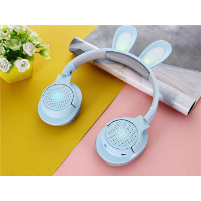 Навушники с ушками Bluetooth UK-KT56 Синий