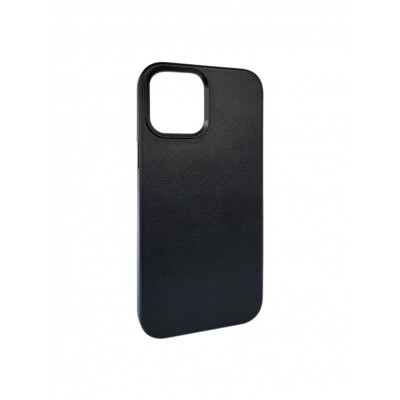 Чехол для iPhone 12 Pro Max Leather (MagSafe) Черный
