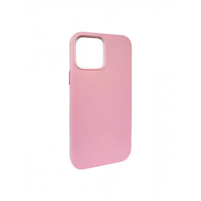 Чехол для iPhone 13 Pro Max Leather (MagSafe) Розовый