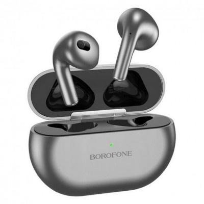 Наушники Bluetooth TWS Borofone BW09 Sound Frosted Серебристый