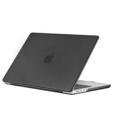 Чехол для MacBook Pro 13.3" A1706/A1708/A1989/A2159/A2289/A2251/A2338M2 A2338 WIWU Carbon Fiber Черный