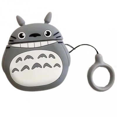 Чехол для AirPods 1/2 TTech Emoji Series Gray Cat