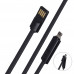 Кабель 2в1 Lightning/Micro USB Yoobao YB407 (2.1А(1 м) Белый