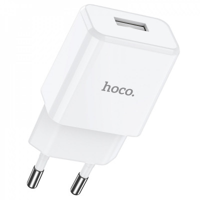 Сетевое зарядное (СЗУ) Hoco N9 Especial 1 USB (EU) Белый
