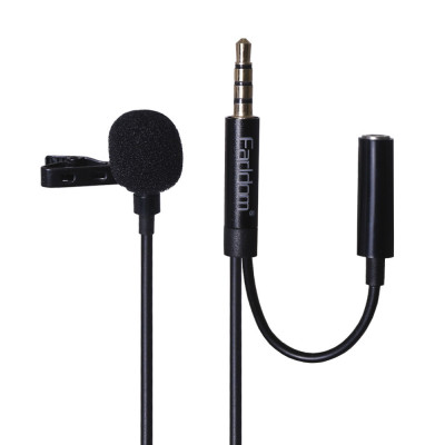 Микрофон петличный Earldom ET-E38 Черный