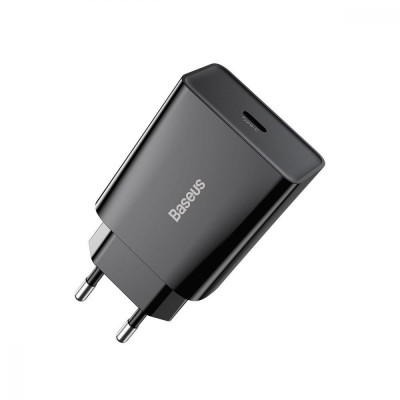Сетевое зарядное (СЗУ) Baseus Speed Mini Quick Charger 20W 1C (EU) CCFS-SN01 Черный