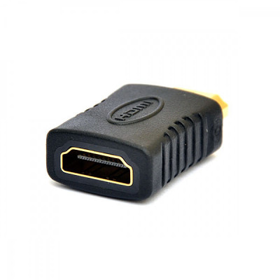Переходник HDMI (AM) - HDMI (AF) черный