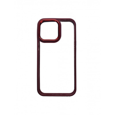 Чехол для iPhone 14 Plus New Skin Clear Красный