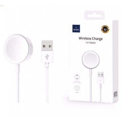 Беспроводное зарядное (БЗУ) WIWU M7 For Apple Watch Белый