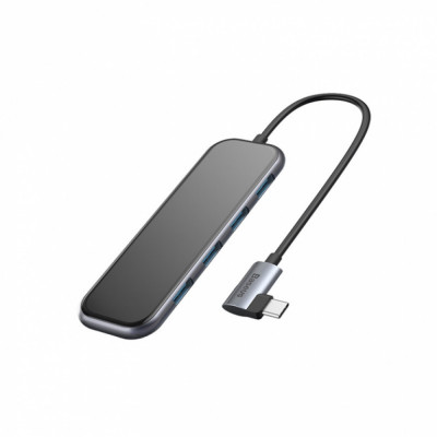 USB-хаб Baseus (CAHUB-EZ0G) Type C - 4USB 3.0+Type C Gray