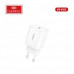 Сетевое зарядное (СЗУ) и кабель Lightning Earldom ES-EU3 PD(C-I) Белый