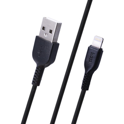 Кабель Hoco X13 Lightning USB (2.1A) (1m) Black (BS-000056588)